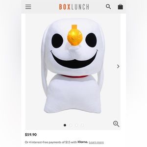 NBC Zero Funko 22 inch plush. Lunch box exclusive